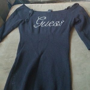 Guess cold shoulder sweater
